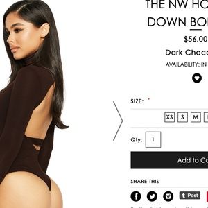 Naked Wardrobe Hold You Down Bodysuit (Small)